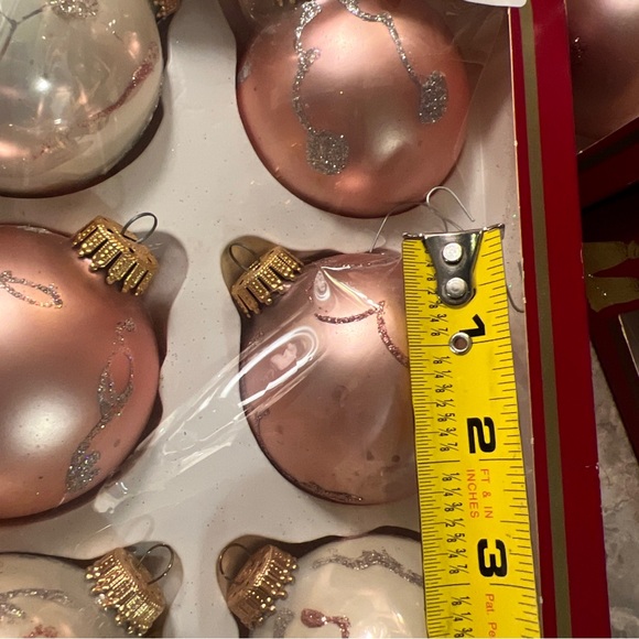 Rare Vintage VICTORIA Collection Christmas glass ornaments lot 30 ornaments USA - Picture 10 of 11